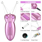 Electric Facial Hair Remover for Women – Painless Face Hair Removal Device