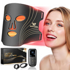 Red Light Therapy Mask for Face – 4-Mode LED Light Therapy with Infrared & Blue Light