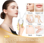 Electric Facial Threading Hair Removal Device for Women – USB Rechargeable Face Epilator for Chin, Lip, Arms & Legs